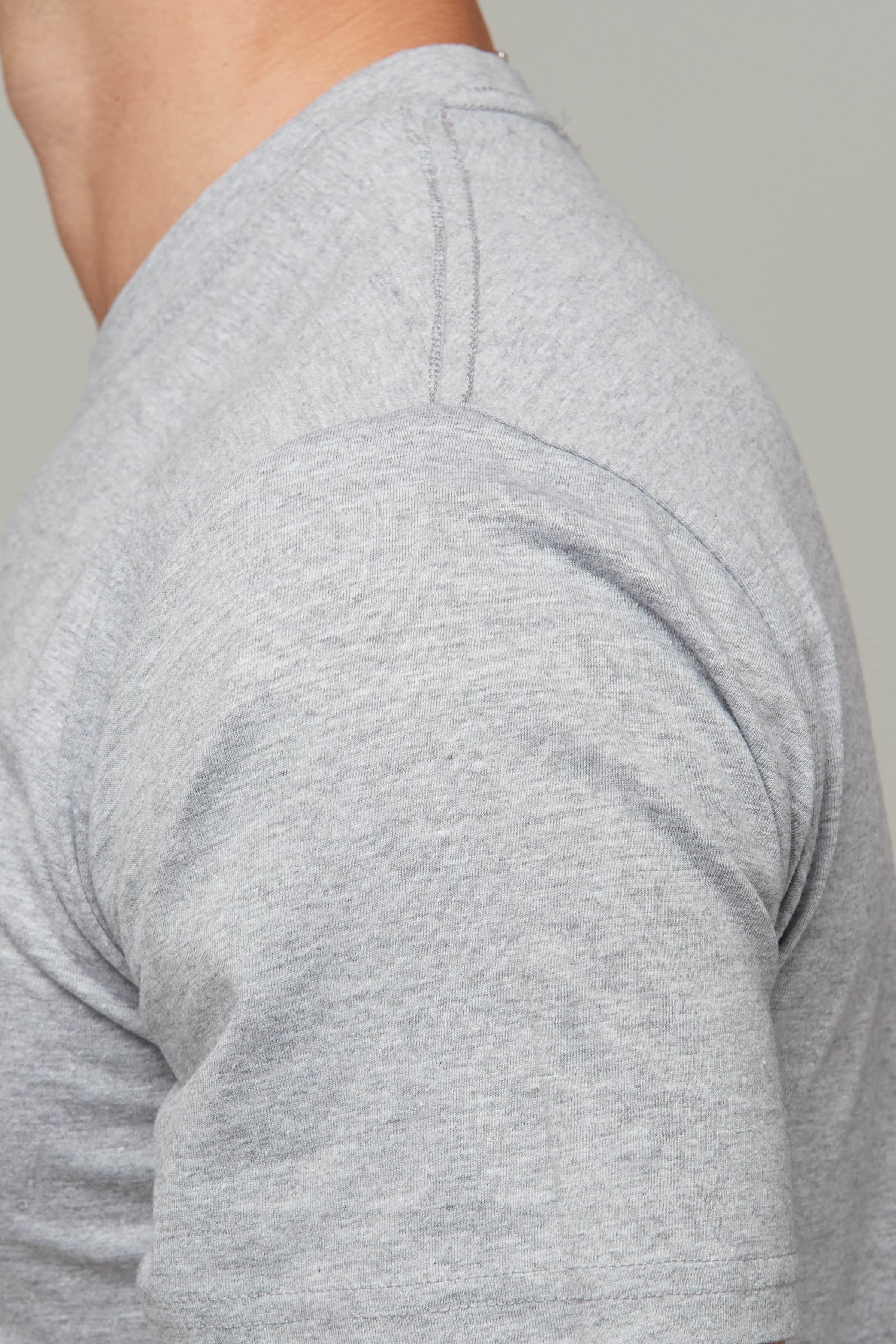 Nico Longline Tee Grey Marle 9