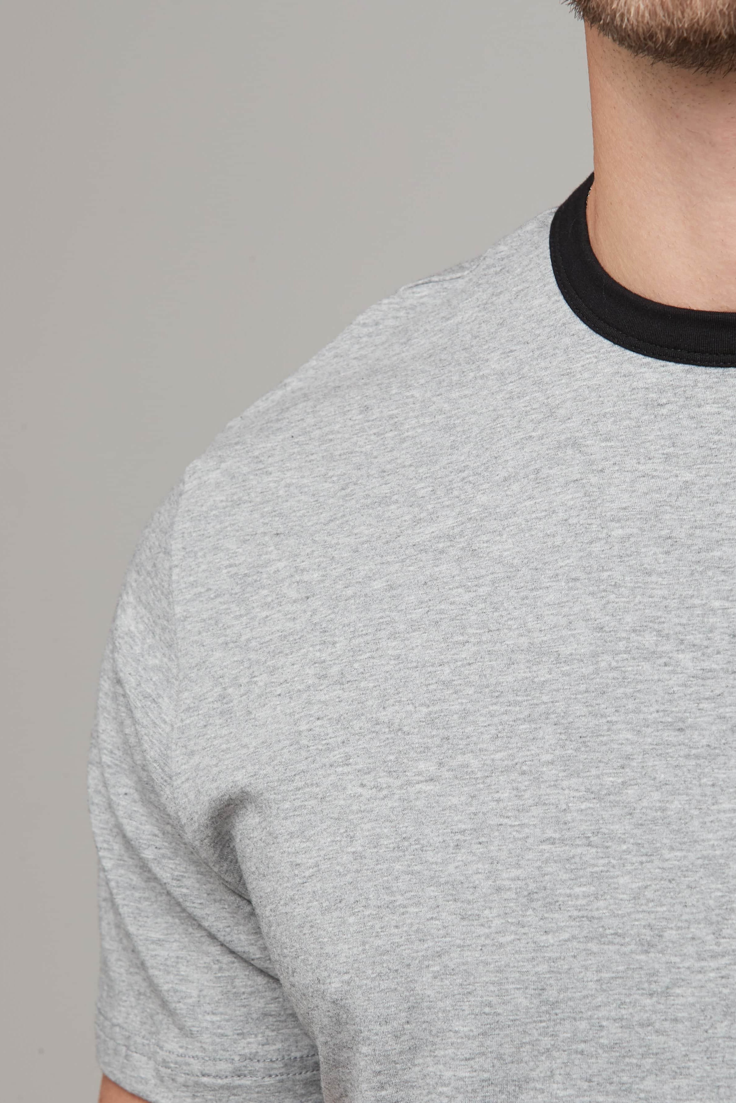 Wyatt Tee Grey Marle/Black 6