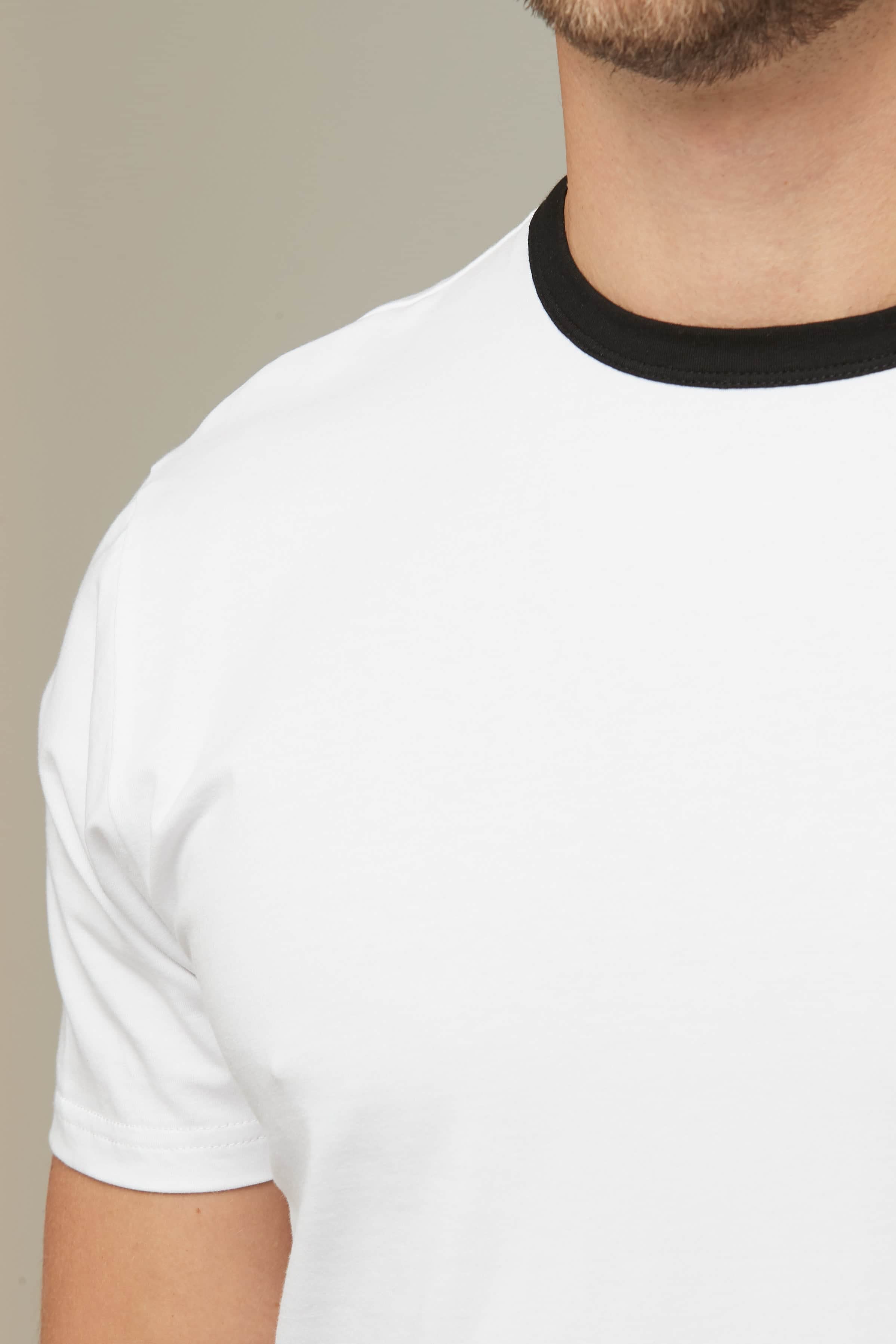 Wyatt Tee White/Black 6
