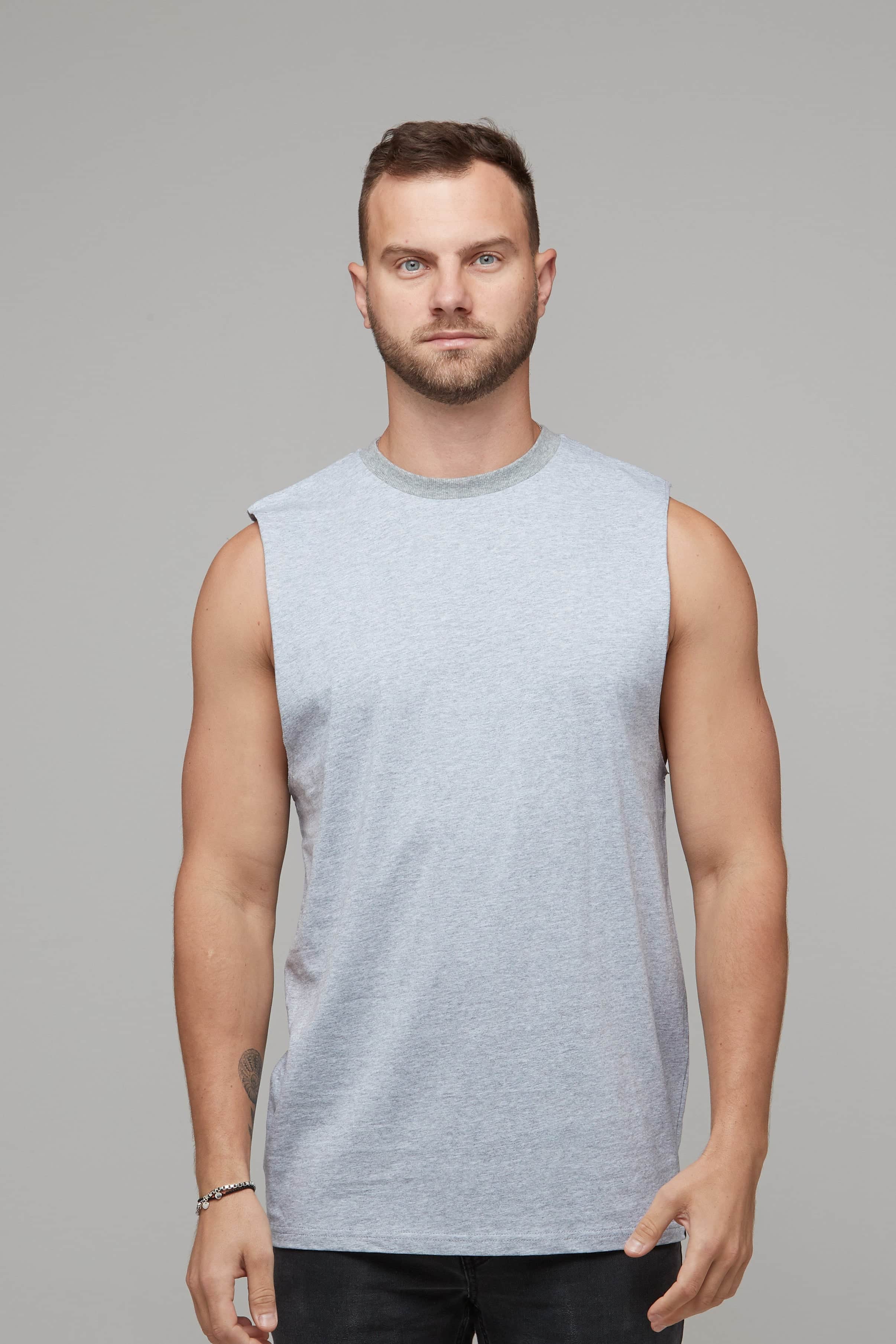 Benji Singlet Grey Marle 7
