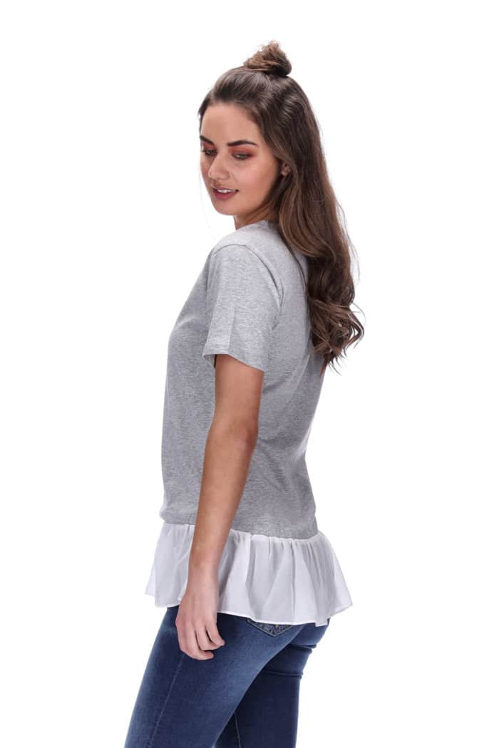 Ali Tee Grey/White 3