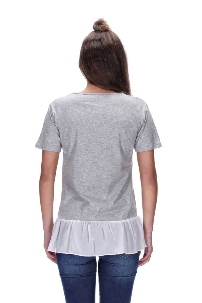 Ali Tee Grey/White 4