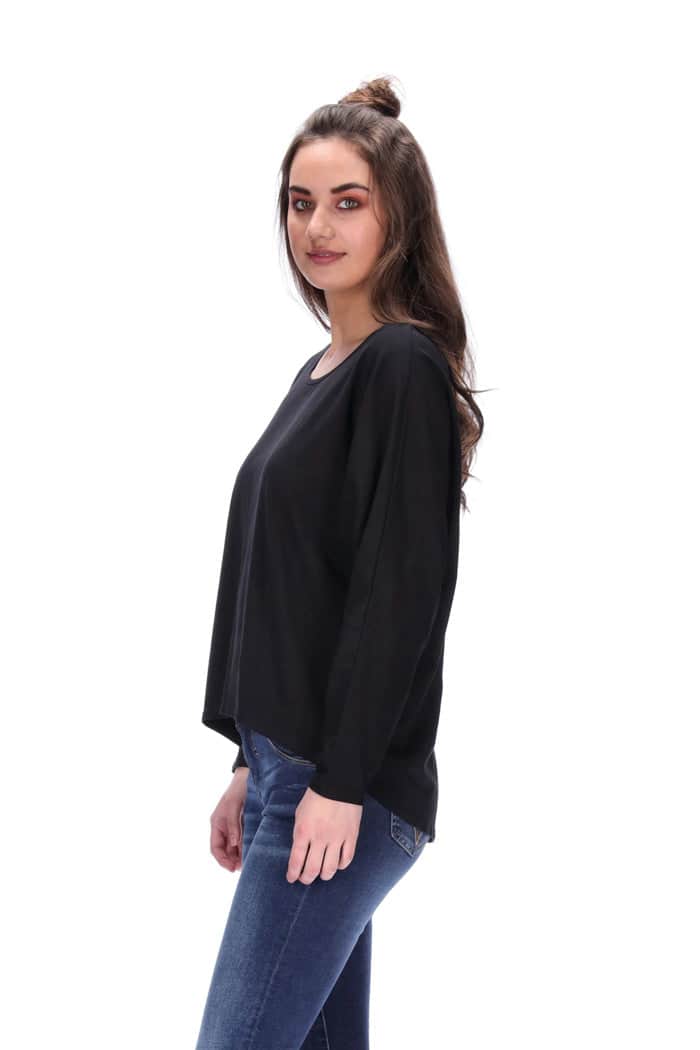 Amber Long Sleeve Top Black 3