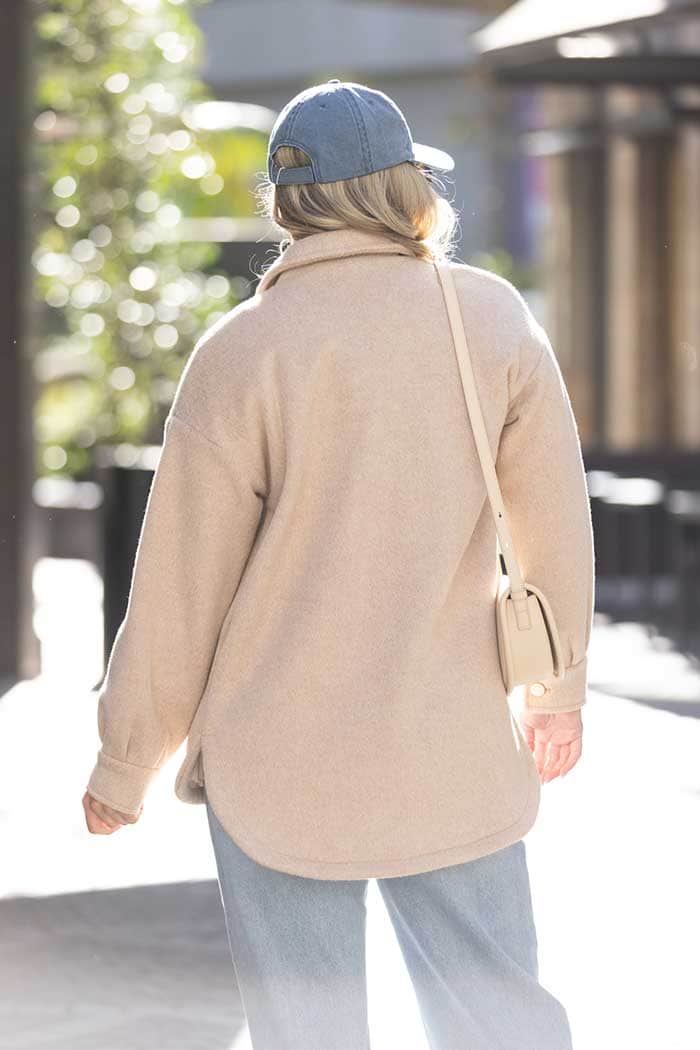 Aria Shacket Sand 3