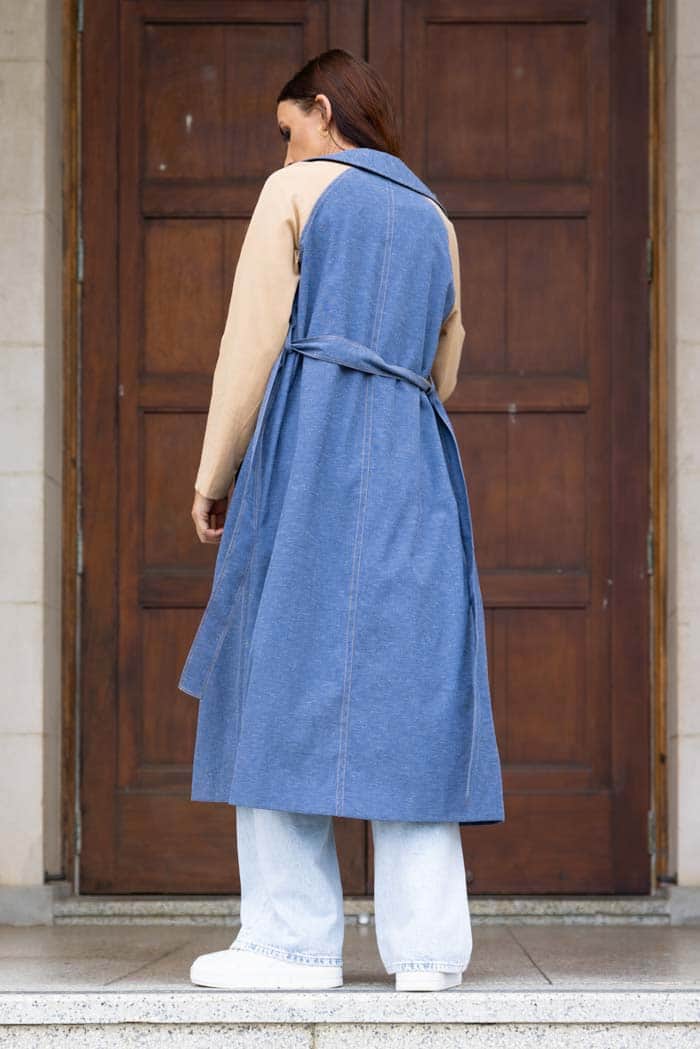 Ariel Denim Trench Ochre 3