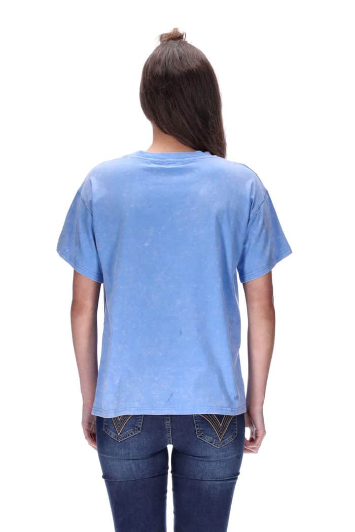 Avril Tee Acid Wash Blue 4