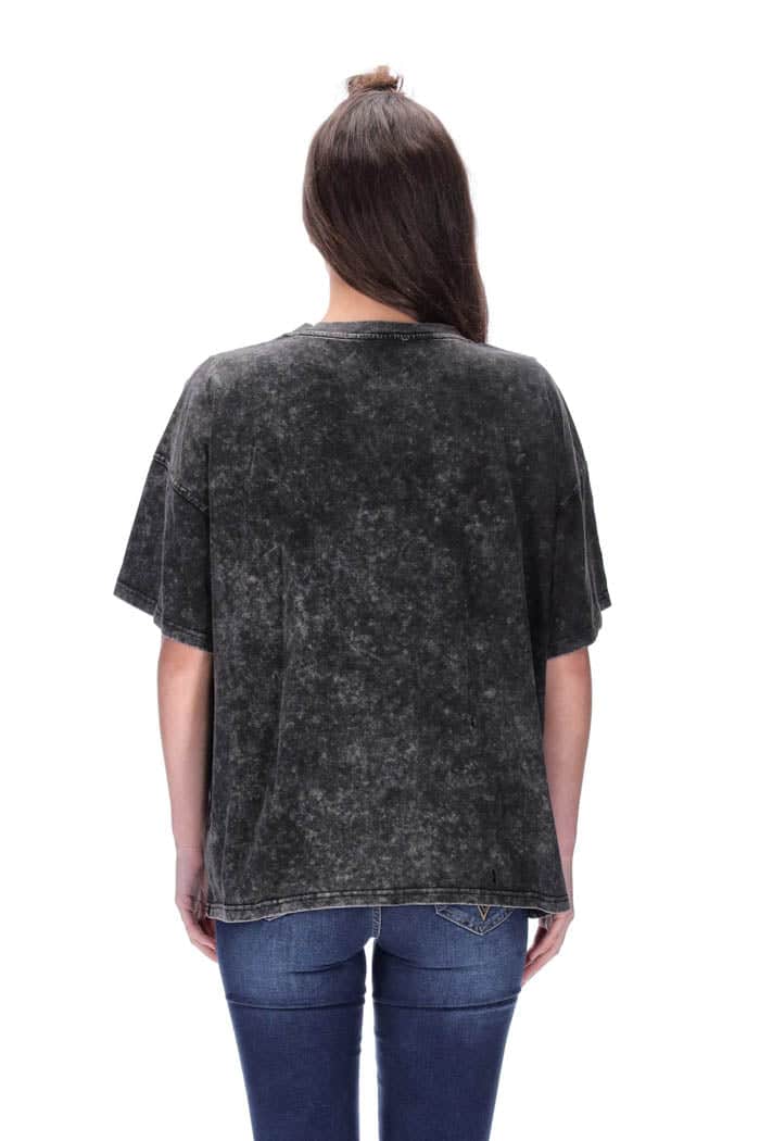Avril Tee Acid Wash Black 4
