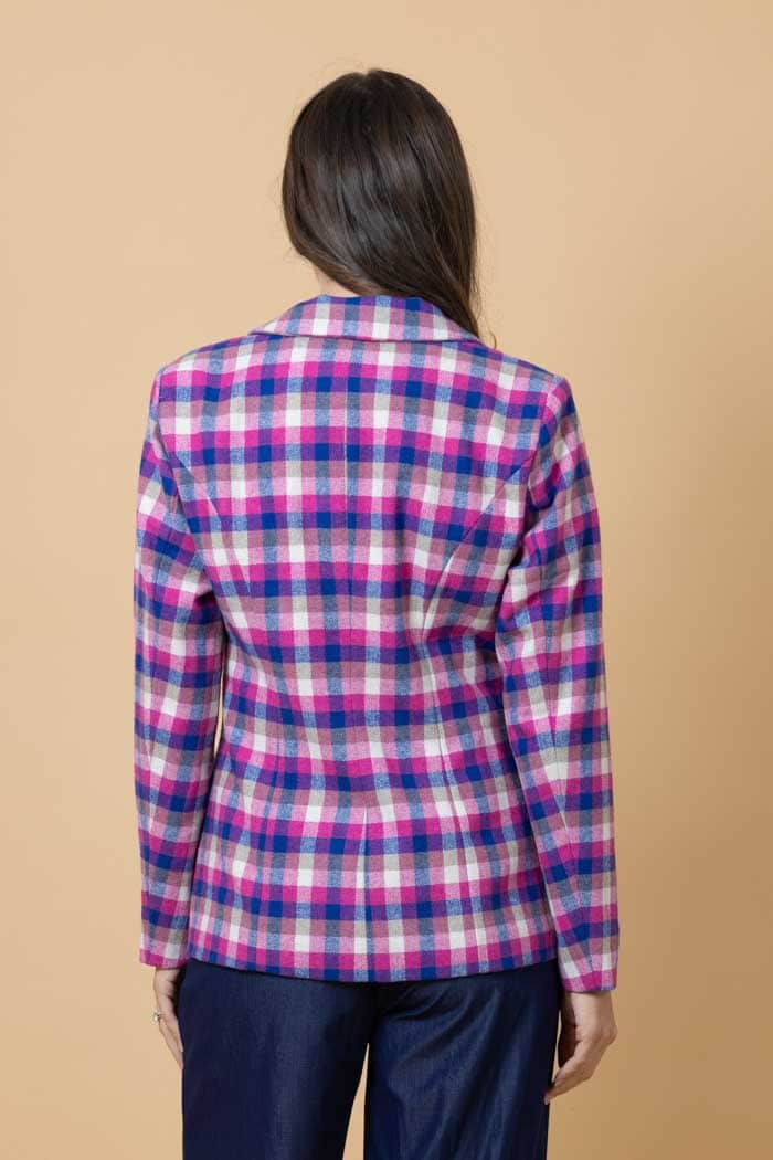 Azini Checkered Blazer 4