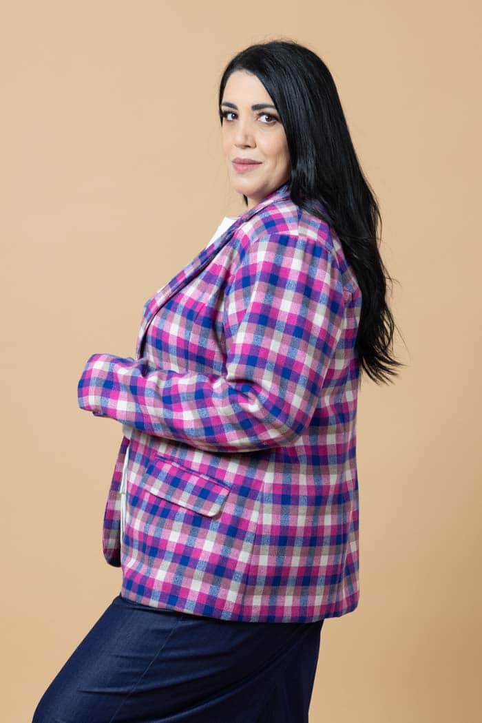 Azini Checkered Blazer 5