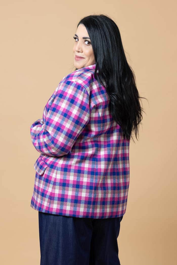 Azini Checkered Blazer 6
