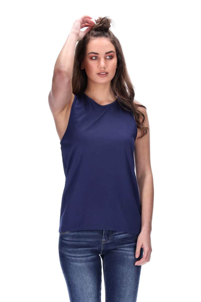 Bailey Singlet Navy