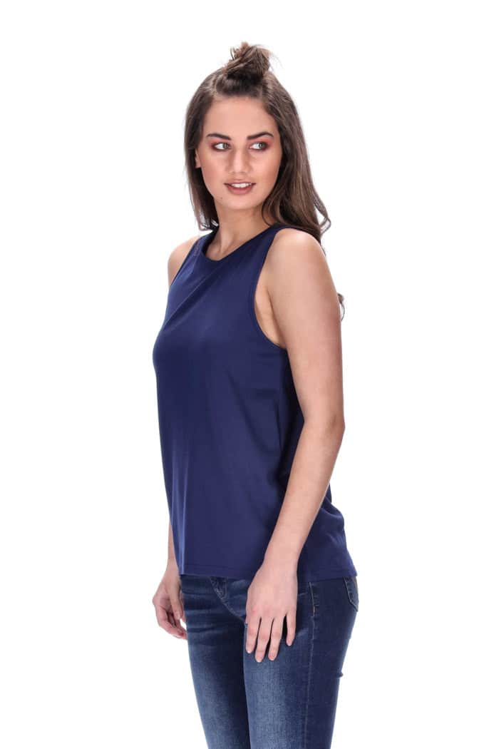 Bailey Singlet Navy 3