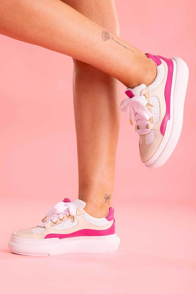 pink sneaker