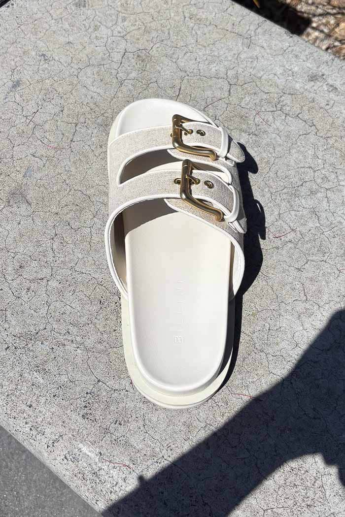 Billini Tenzin Sandal Cream Linen 3