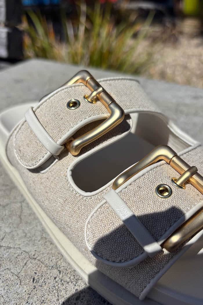 Billini Tenzin Sandal Cream Linen 4