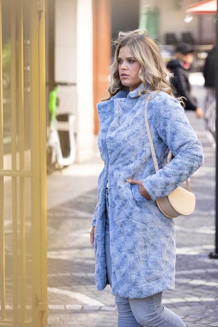 Bobbie Coat Dusty Blue 2