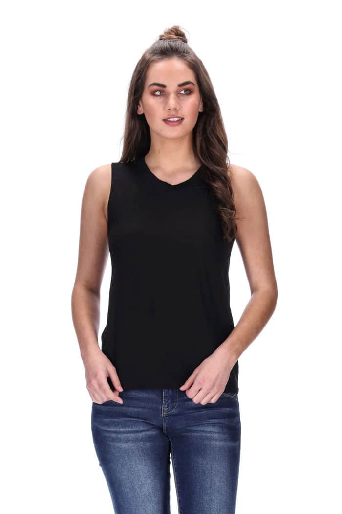 Bronx Singlet Black