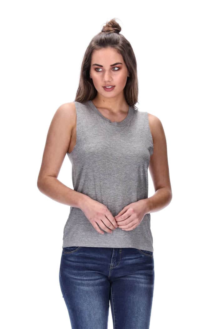 Bronx Singlet Grey Marle
