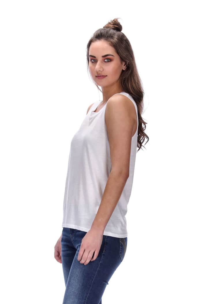 Bronx Singlet White 3