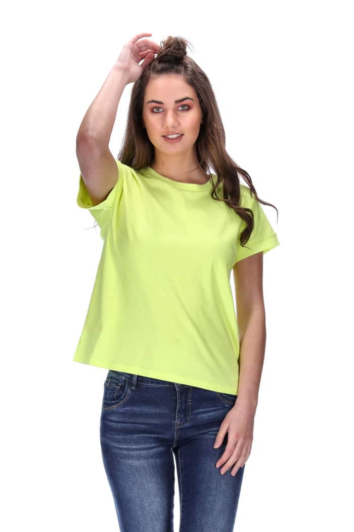Brooke Tee Neon Yellow