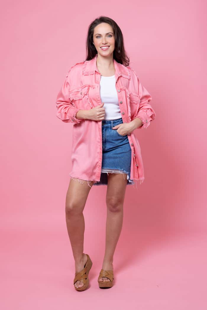 Ryland Shacket Pink