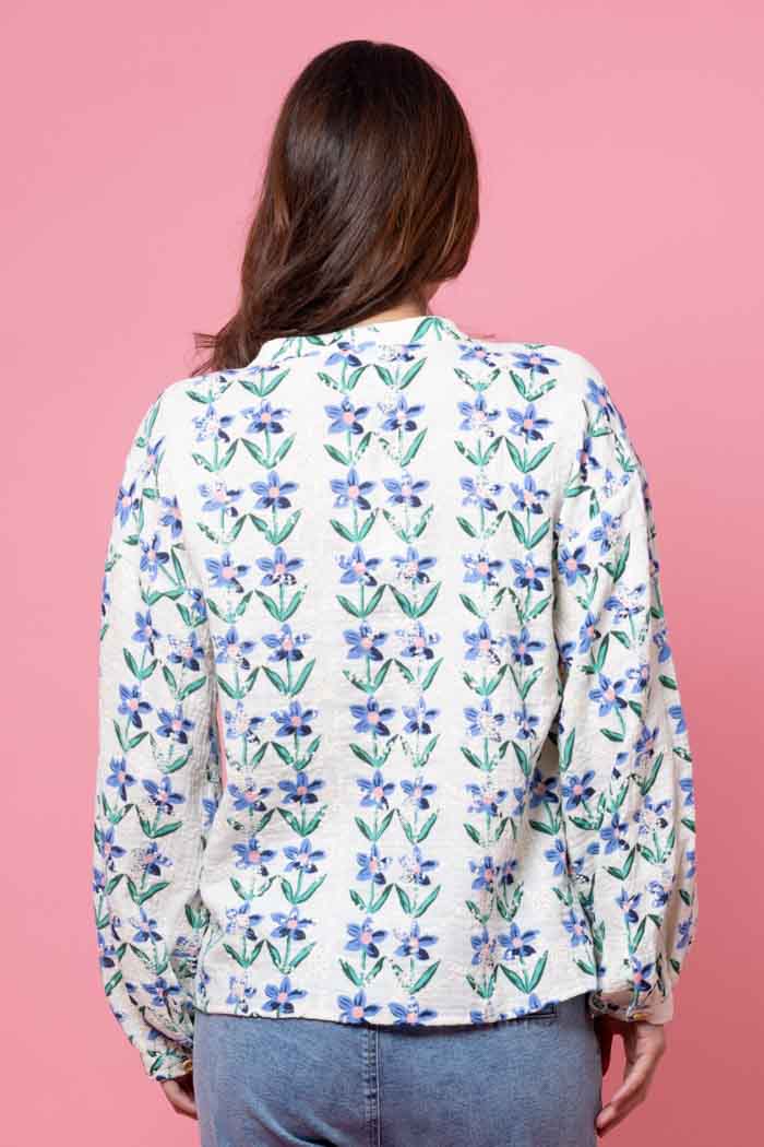 Becky Embroidered Shirt Floral 3