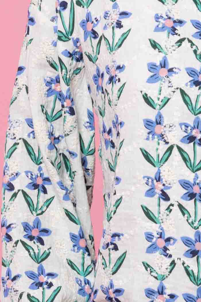 Becky Embroidered Shirt Floral 4
