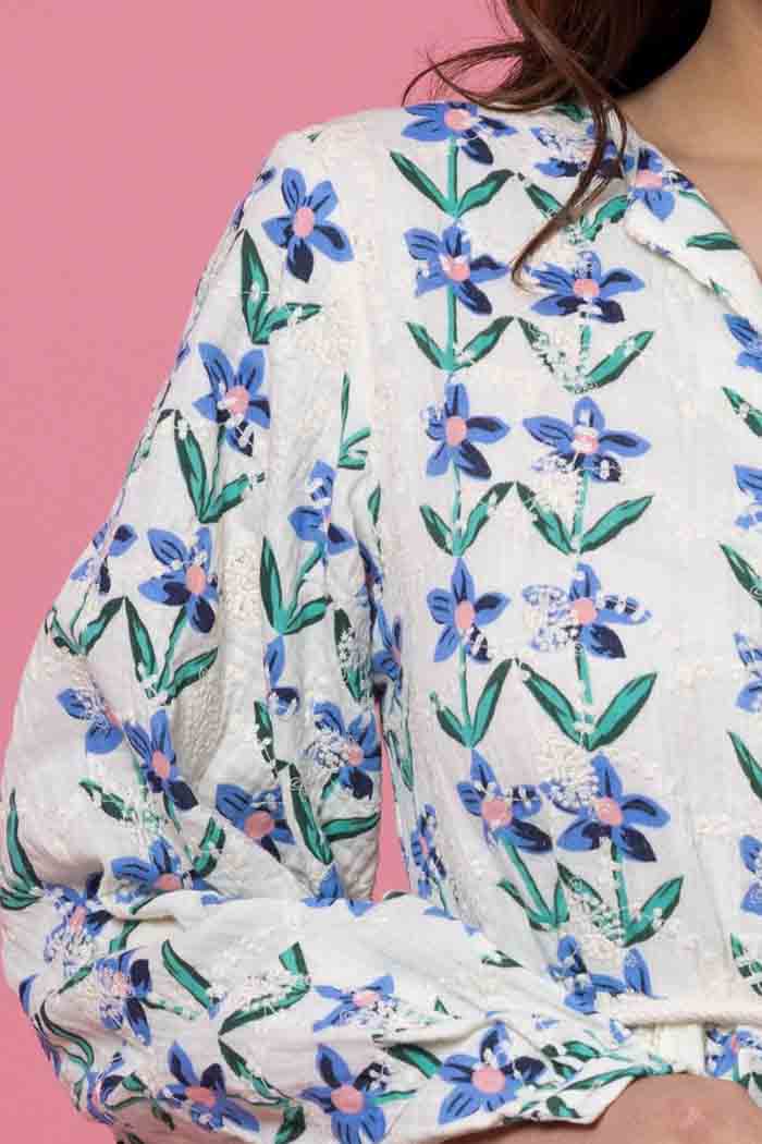 Valerie Embroidered Dress Floral 4