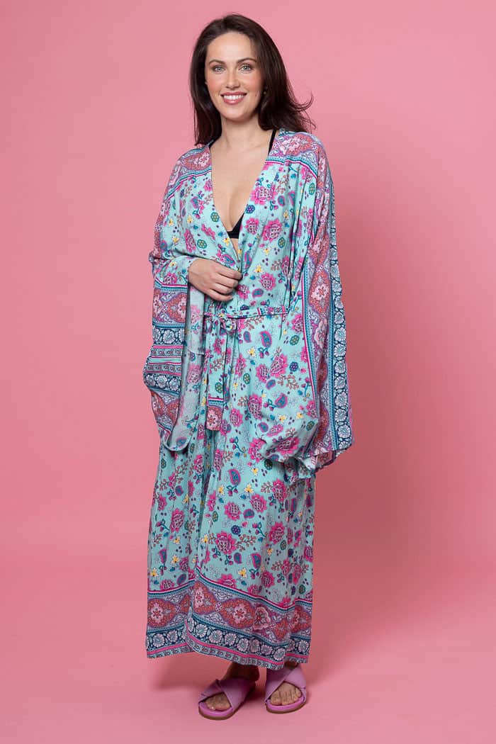 Nova Kimono Blue Boho 6