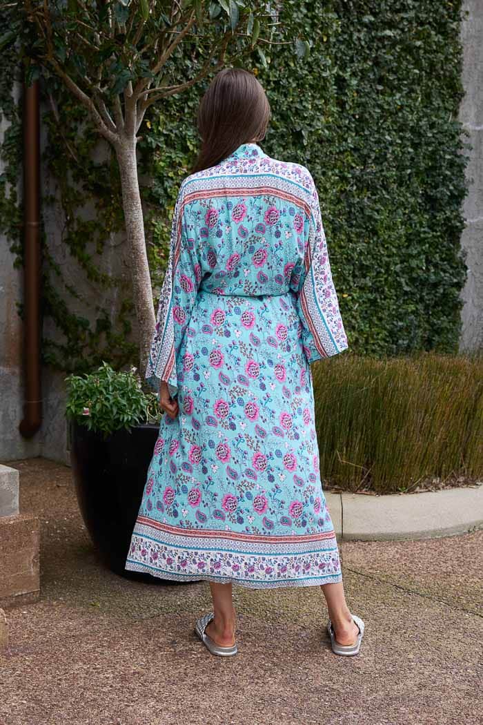 Nova Kimono Blue Boho 4