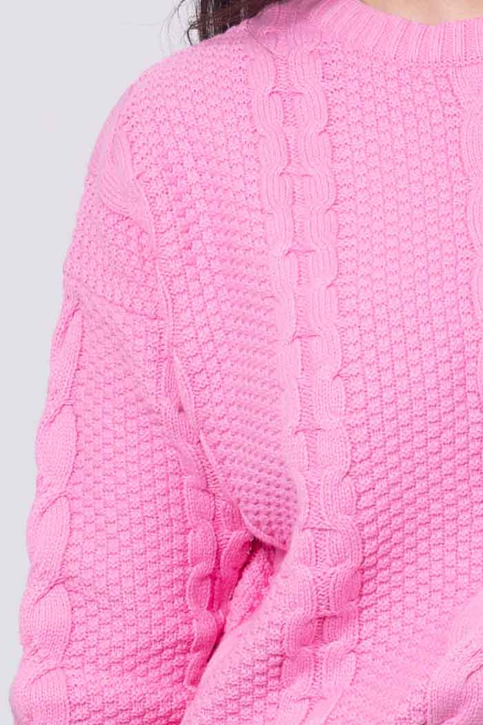 Florence Knit Jumper Pink 4