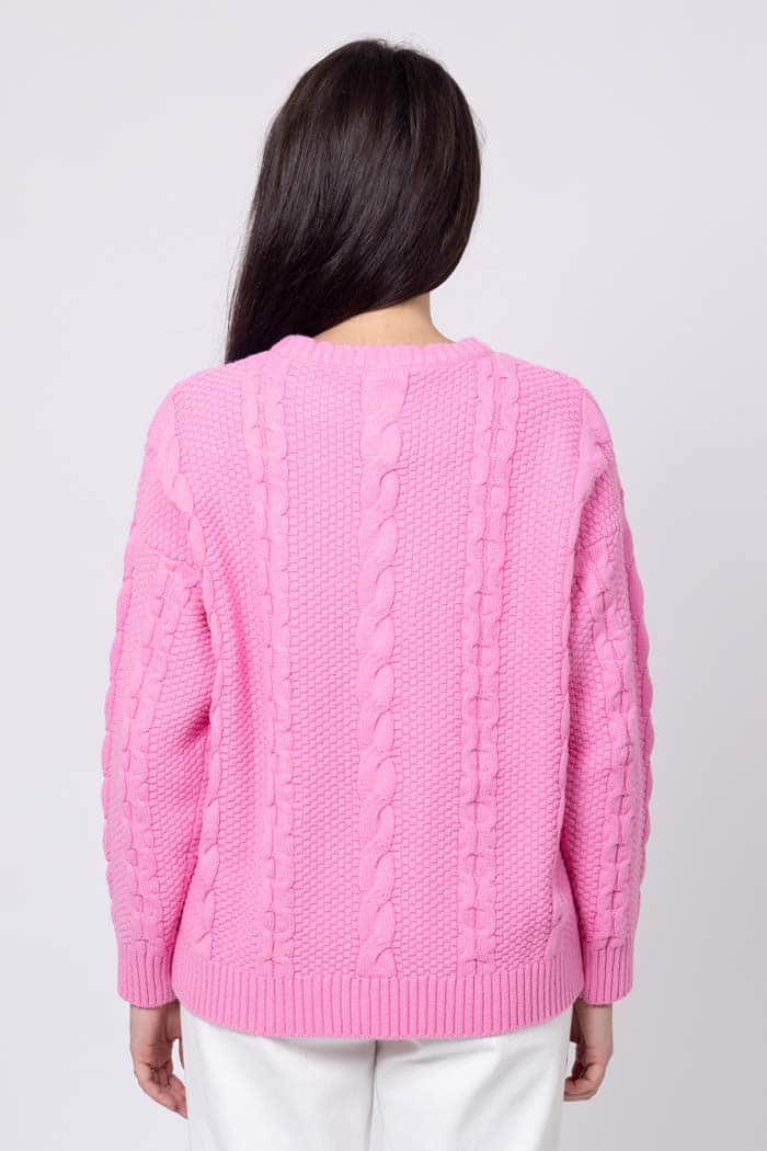 Florence Knit Jumper Pink 3