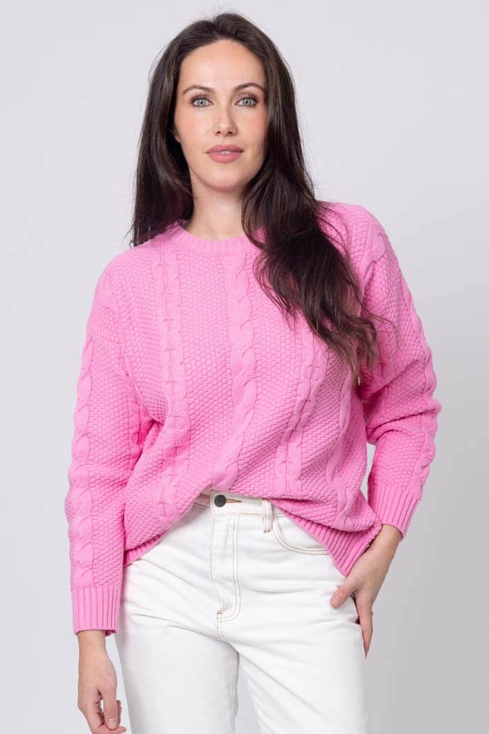 Florence Knit Jumper Pink