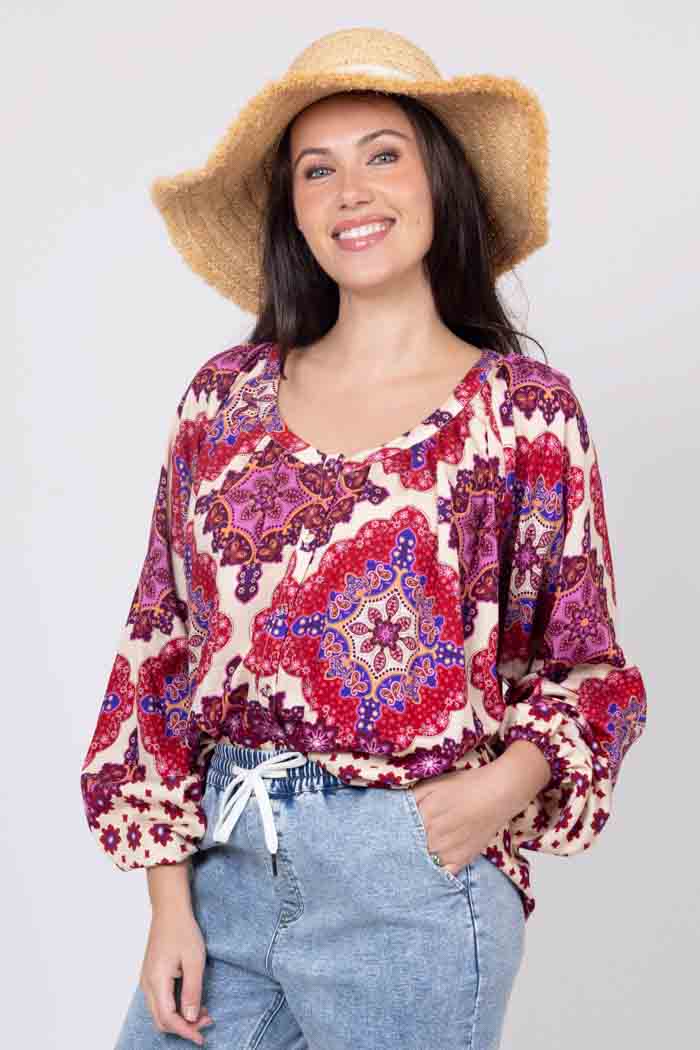 Abigail Top Paisley 2