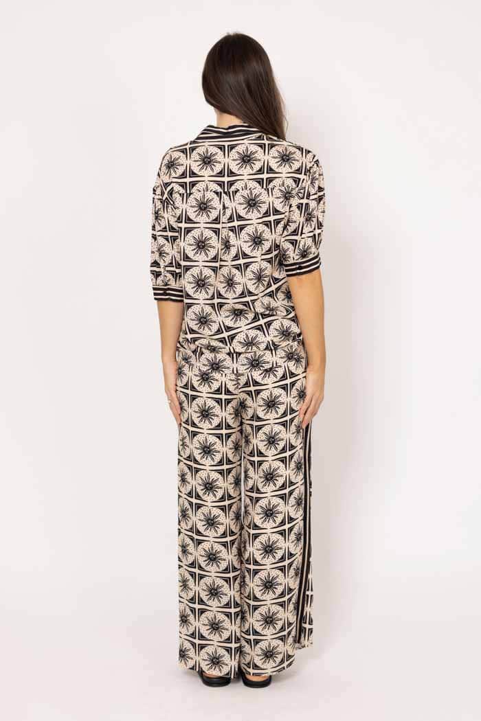 Ashley Pant Black Beige 3
