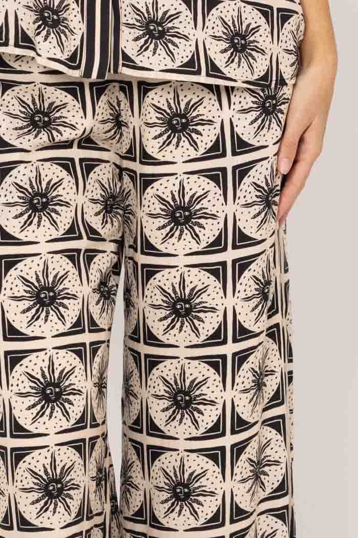 Ashley Pant Black Beige 4