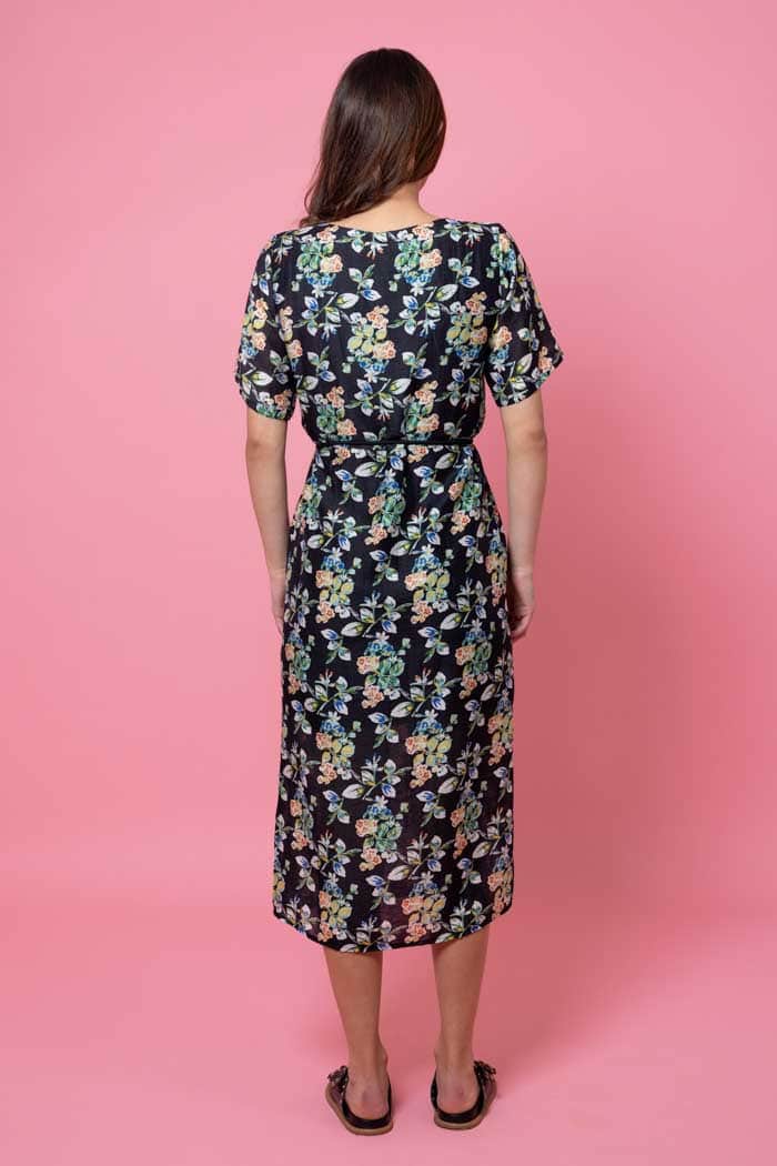 Nala Dress Black Floral 3