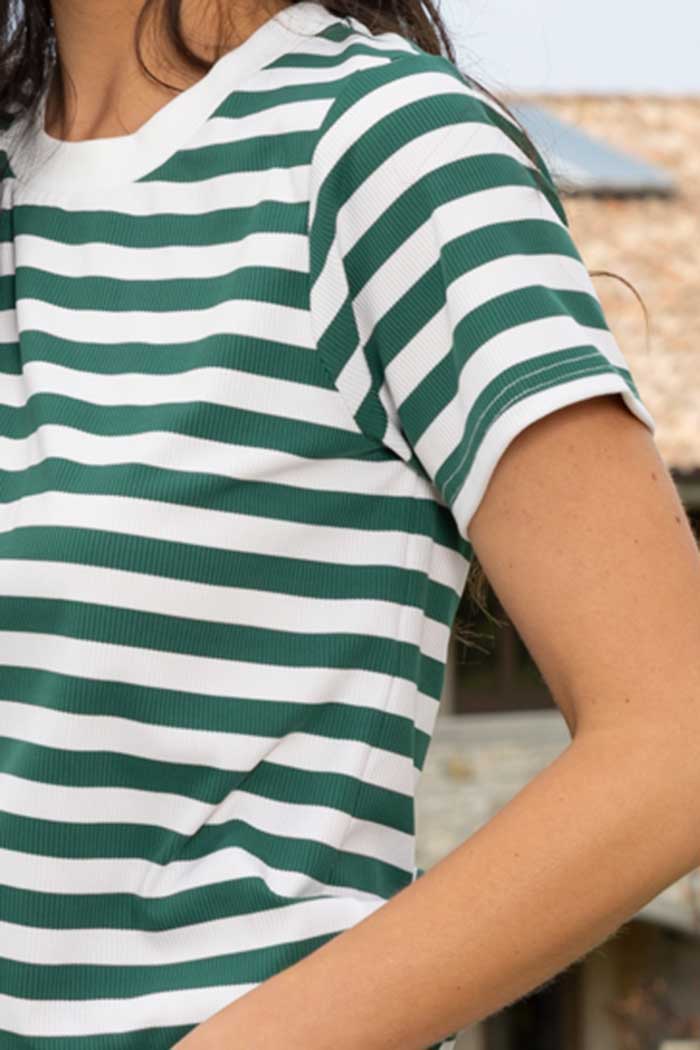 Milo T-Shirt Green & White 4