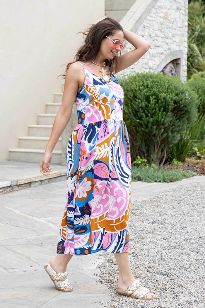Stevie Midi Dress Print 2