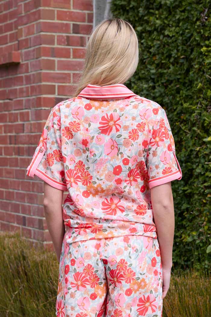 Claire Shirt Pink Floral 3