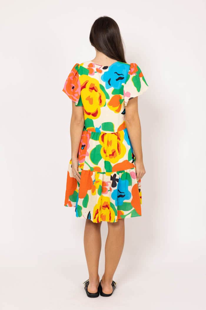 Fran Dress Bright Floral 3