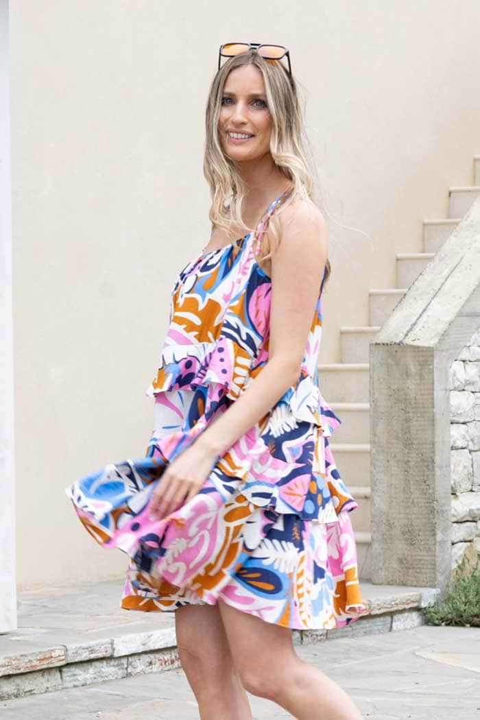 Zephyr Swing Mini Dress Print 2