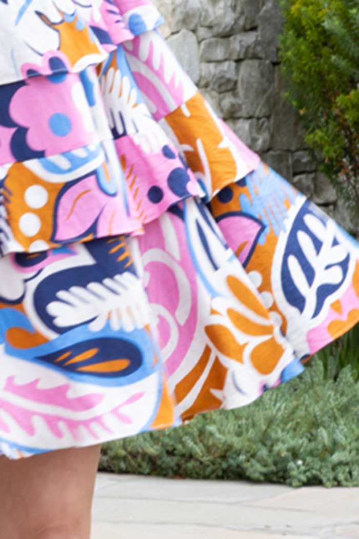 Zephyr Swing Mini Dress Print 4