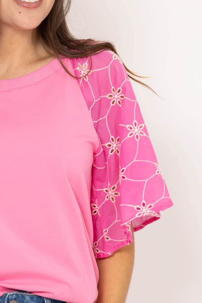 Layla T-Shirt Pink 4