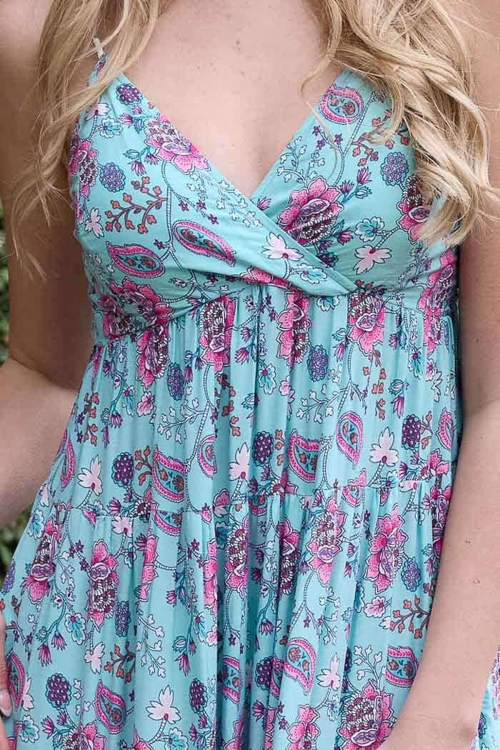 Coco Maxi Dress Blue Boho 7
