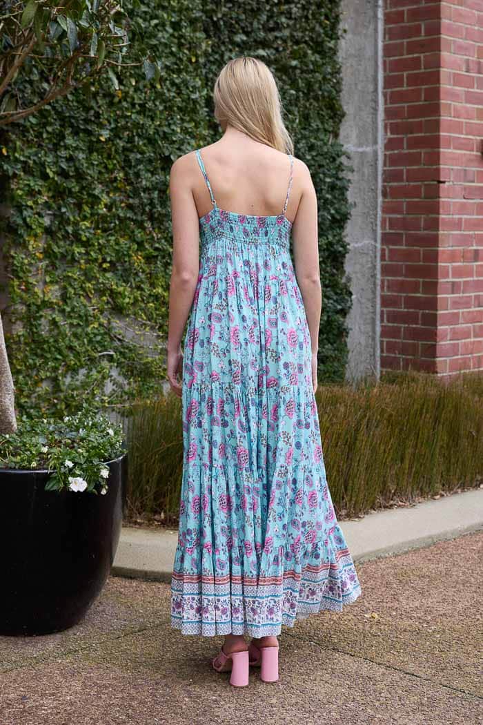 Coco Maxi Dress Blue Boho 5