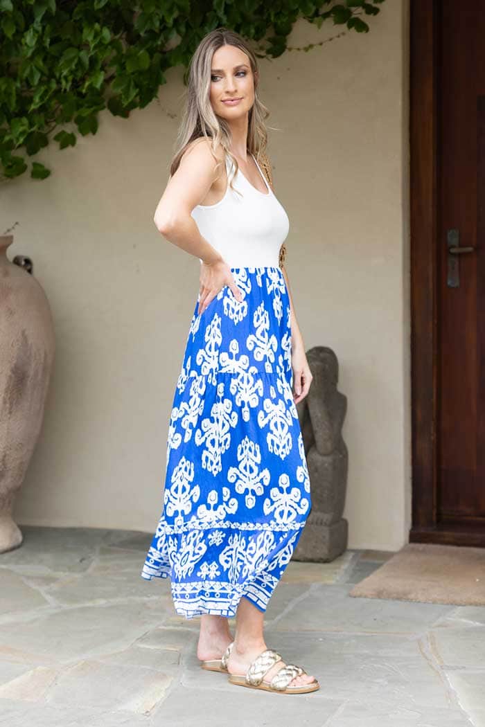 Bailey Singlet Dress Blue 2
