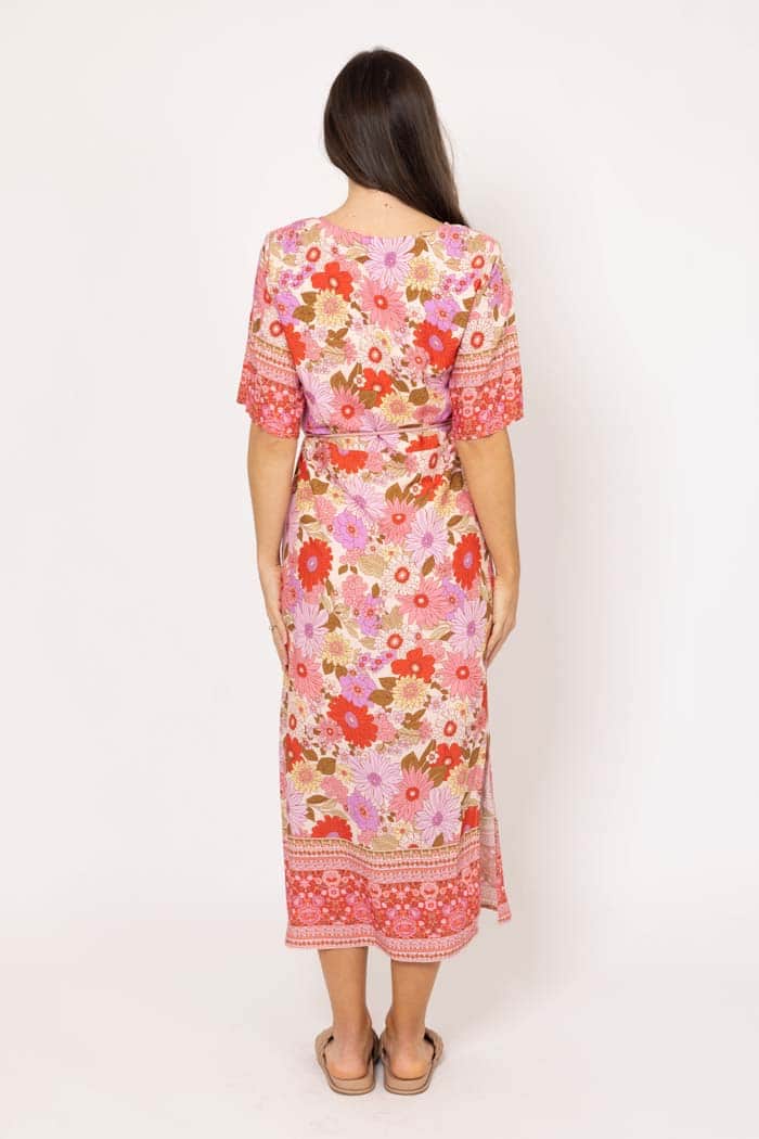 Nala Dress Pink Boho 3