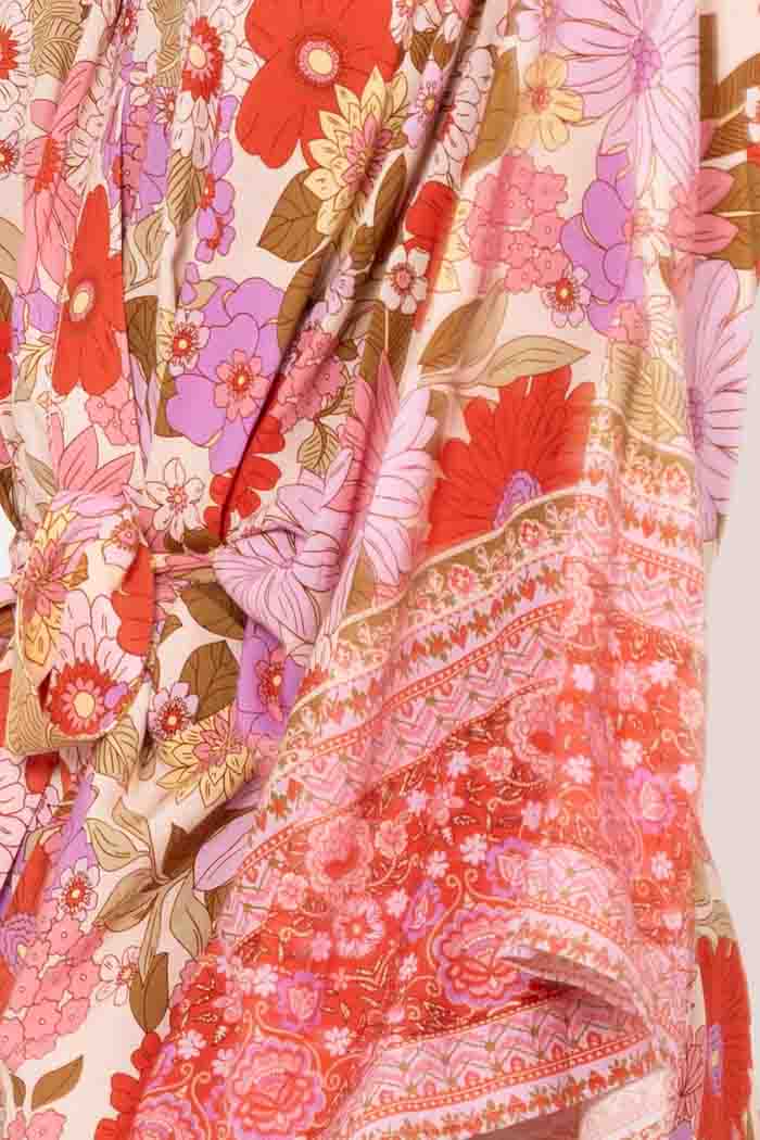 Florance Kimono Pink Boho 5