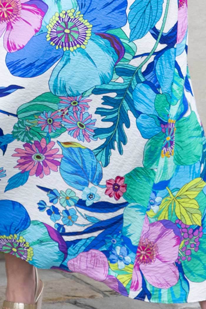 Zoey Maxi Dress Blue 5